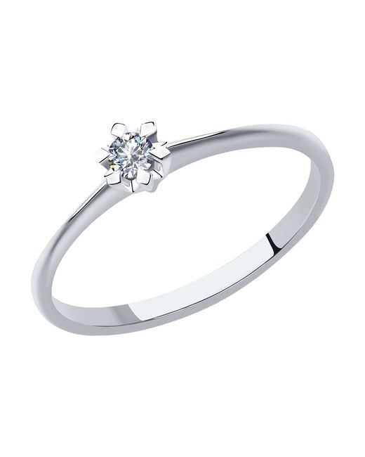 SOKOLOV Diamonds Кольцо помолвочное из белого золота р. 1012007 бриллиант