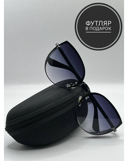 SunGold Солнцезащитные очки Кошка серые/черные