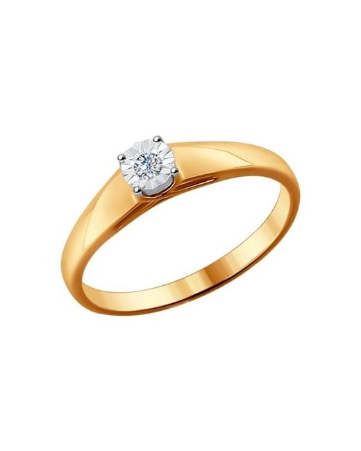 SOKOLOV Diamonds Кольцо помолвочное из золота с бриллиантом р. 1011522