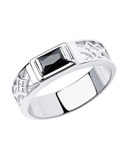 Diamant Кольцо печатка из серебра р. 94-110-00943-1 фианит