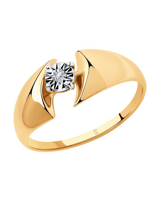 SOKOLOV Diamonds Кольцо из желтого золота р. 175 1011411 бриллиант