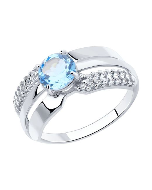 Diamant Кольцо из серебра с топазом р. 94-310-00794-1