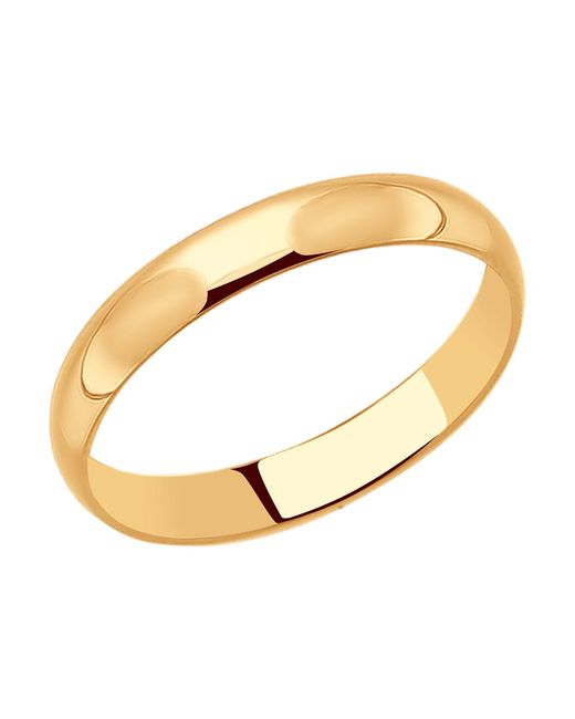 Diamant Кольцо обручальное из красного золота р. 51-111-00473-1