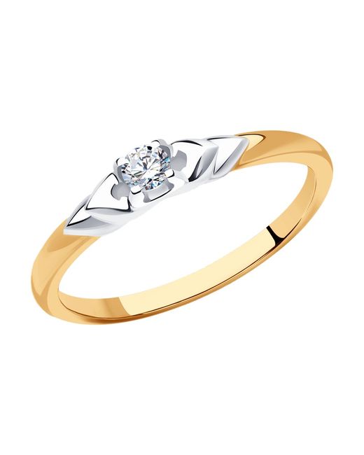 SOKOLOV Diamonds Кольцо помолвочное из красного золота с бриллиантом р. 1012258