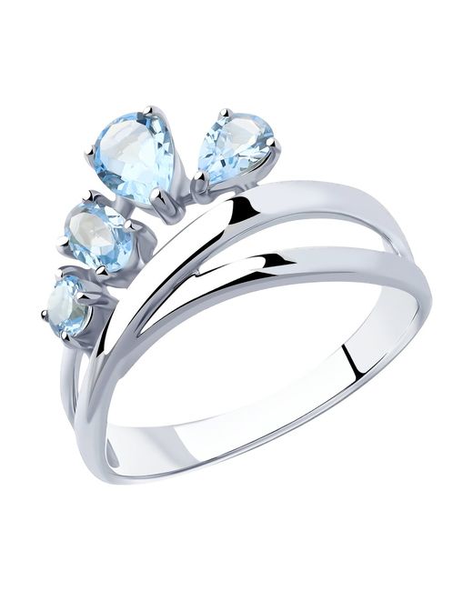 Diamant Кольцо из серебра р. 94-310-00450-1 топаз