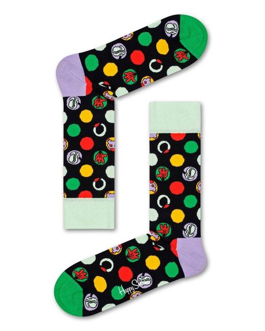 Happy Socks Носки унисекс Disney Sock DNY01 черные 41-46