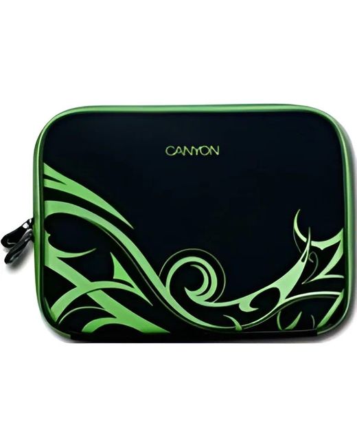 Canyon Чехол для ноутбука CNR-NB20G черный/зеленый