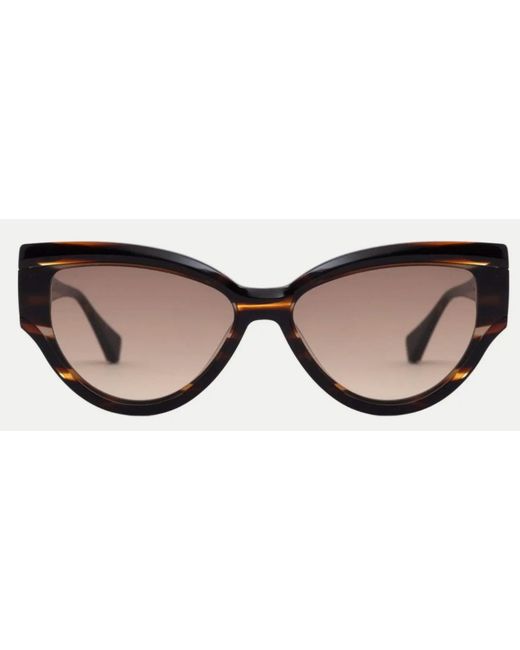 Gigibarcelona Солнцезащитные очки DAPHNE Demi Brown 00000006508-2