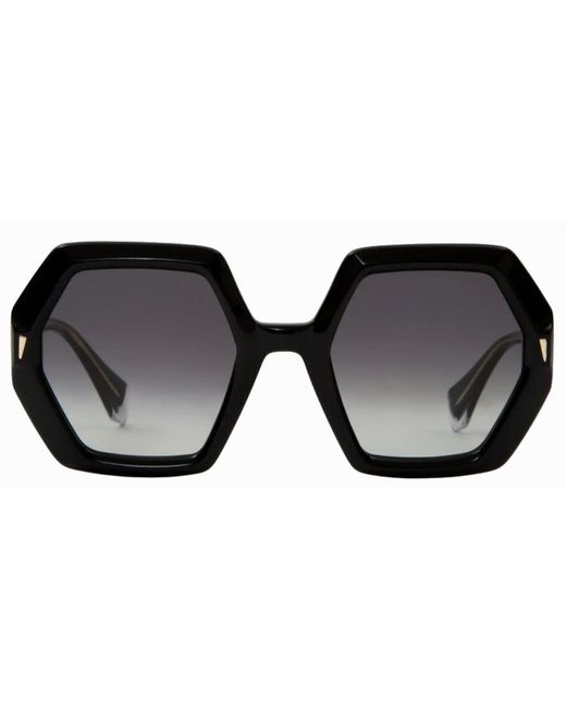 Gigibarcelona Солнцезащитные очки ORCHID Sh. Black 00000006548-1