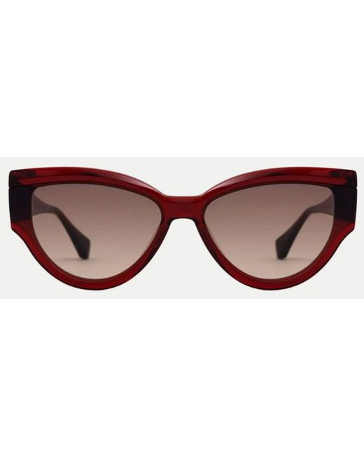 Gigibarcelona Солнцезащитные очки DAPHNE Crystal Red 00000006508-6