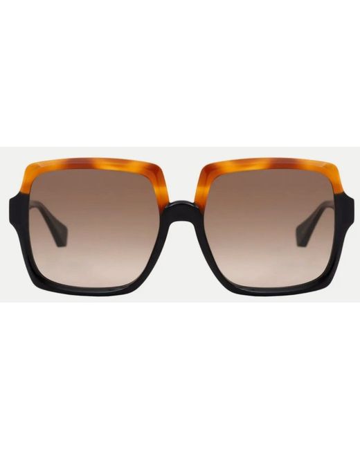 Gigibarcelona Солнцезащитные очки VIVIENNE Black Brown 00000006506-1