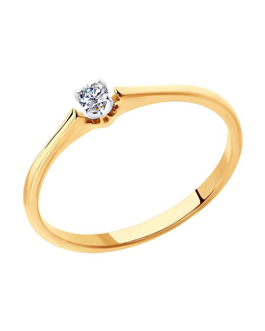 SOKOLOV Diamonds Кольцо из красного золота с бриллиантом р.