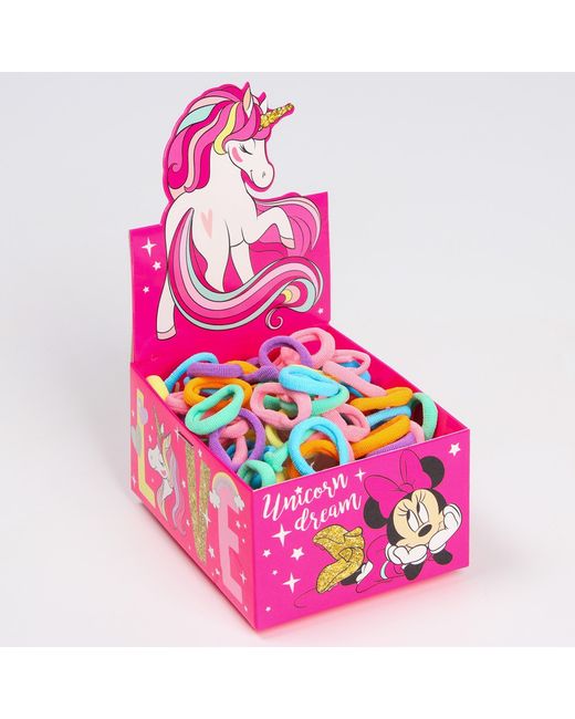 Disney Набор резинок для волос Unicorn dream Минни Маус и Единорог 100 шт.