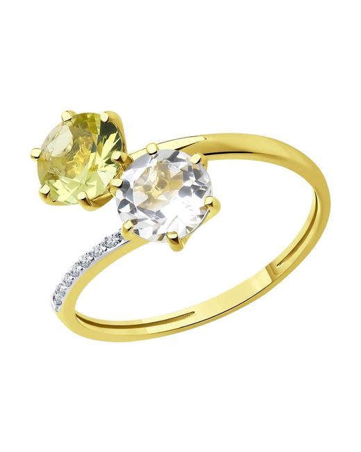 SOKOLOV Diamonds Кольцо из желтого золота р. бриллиант