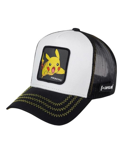 CapsLab Бейсболка унисекс Pokemon Pikachu белый