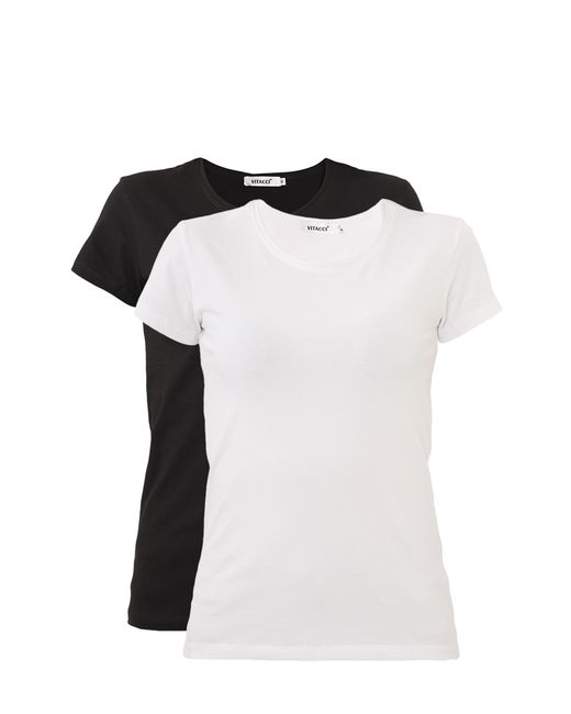 Vitacci Комплект футболок женских черных