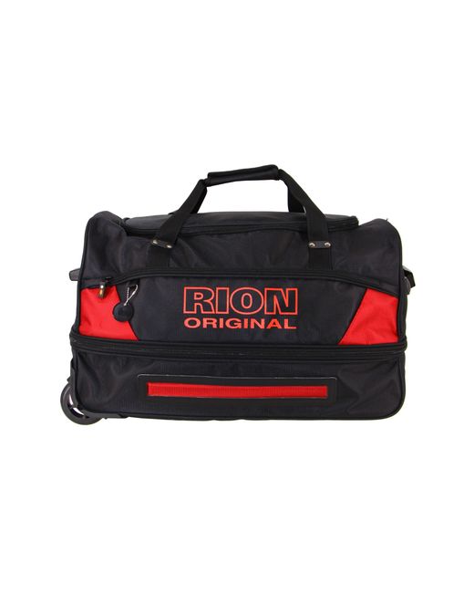 Rion+ Дорожная сумка унисекс RION черная 48х29х30 см