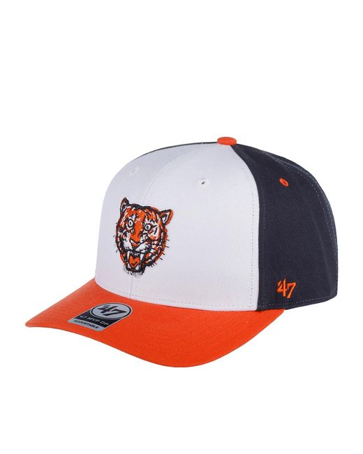 47 Brand Бейсболка унисекс BCPTN-CLZRP09WBP Detroit Tigers MLB оранжевая one