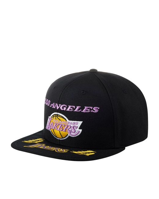 Mitchell&Ness Бейсболка унисекс MITCHELL NESS HHSS2997-LALYYPPPBLCK Los Angeles Lakers NBA черная