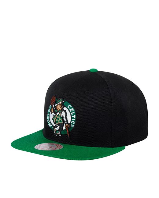 Mitchell&Ness Бейсболка унисекс MITCHELL NESS 6HSSSH21270-BCEBKGN Boston Celtics NBA черная зеленая