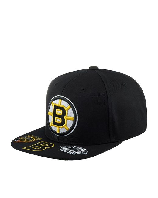 Mitchell&Ness Бейсболка унисекс MITCHELL NESS 6HSSSH22089-BBNBLCK Boston Bruins NHL черная one