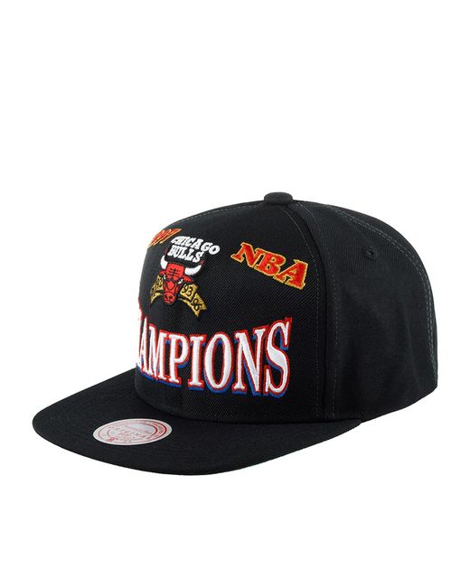 Mitchell&Ness Бейсболка унисекс MITCHELL NESS HHSS1077-CBUYYPPPBLCK Chicago Bulls NBA черная