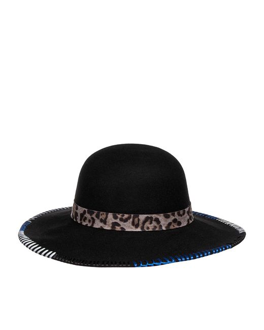 Seeberger Шляпа 18518-0 FELT FLOPPY черная