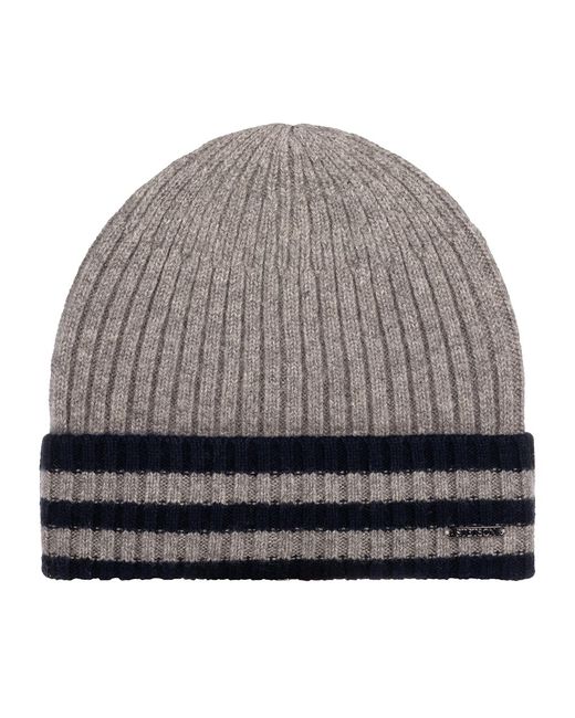 Stetson Шапка бини унисекс 8599212 BEANIE CASHMERE синяя one