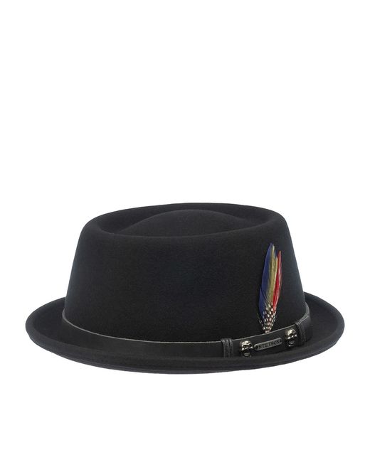 Stetson Шляпа унисекс 1698107 PORKPIE черная р.