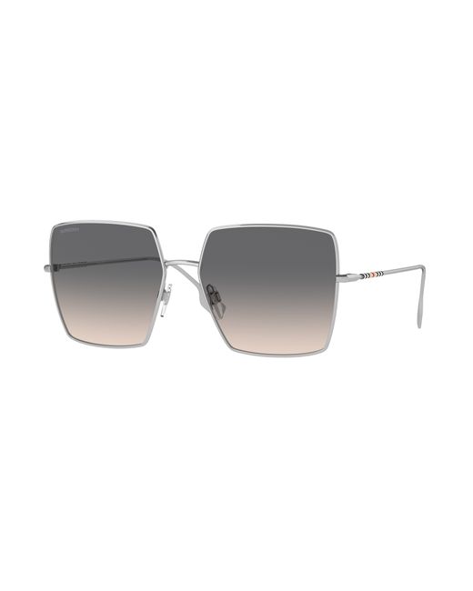 Burberry Солнцезащитные очки 0BE3133 коричневые
