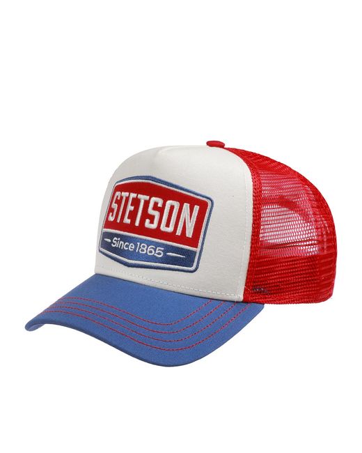 Stetson Бейсболка унисекс 7751107 TRUCKER CAP GASOLINE синяя