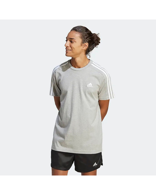 Adidas Футболка для размер 3XL серо-белая-83F7