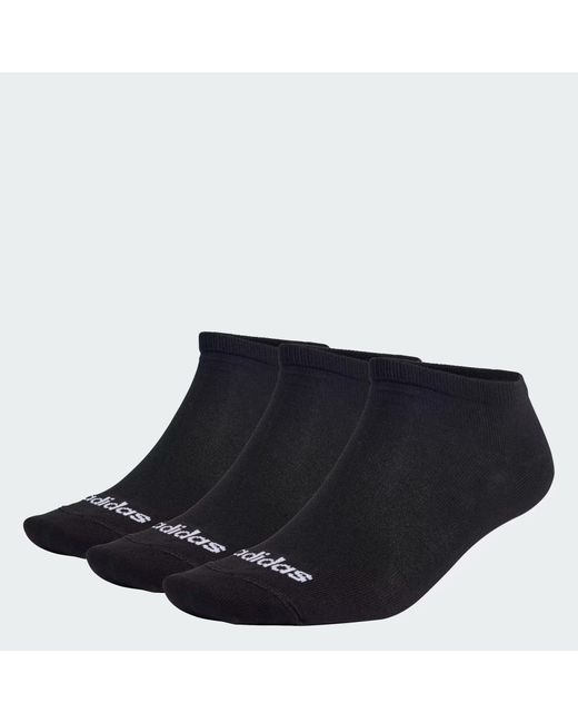 Adidas Набор носков для из 3х пар размер M черно-белые-095A