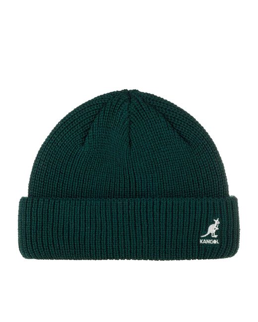 Kangol Шапка бини унисекс K3454 Cardinal 2 way beanie темно-зеленая one