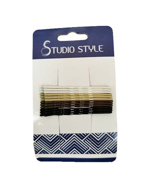 Studio Style Невидимки для волос цветные 12 шт
