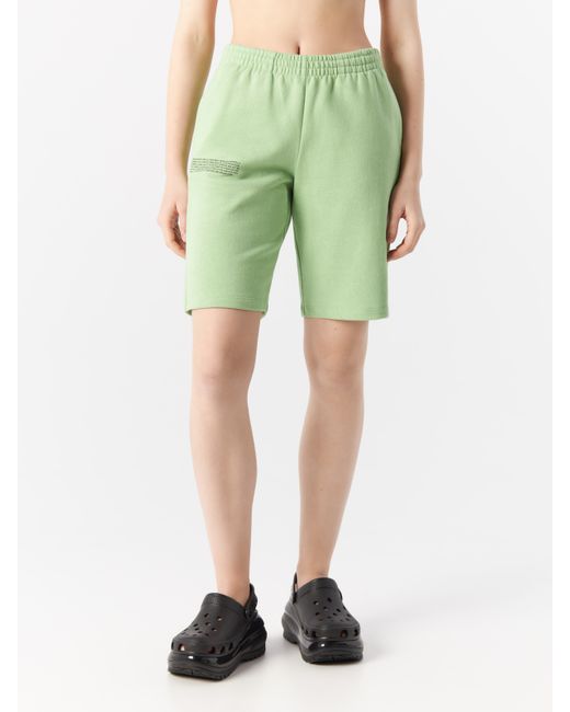 Pangaia Шорты бермуды Lightw. Recycl. Cotton Long Shorts зеленые