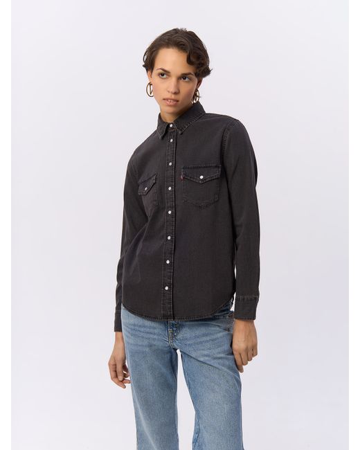 Levi's® Рубашка Essential Western Shirt черная