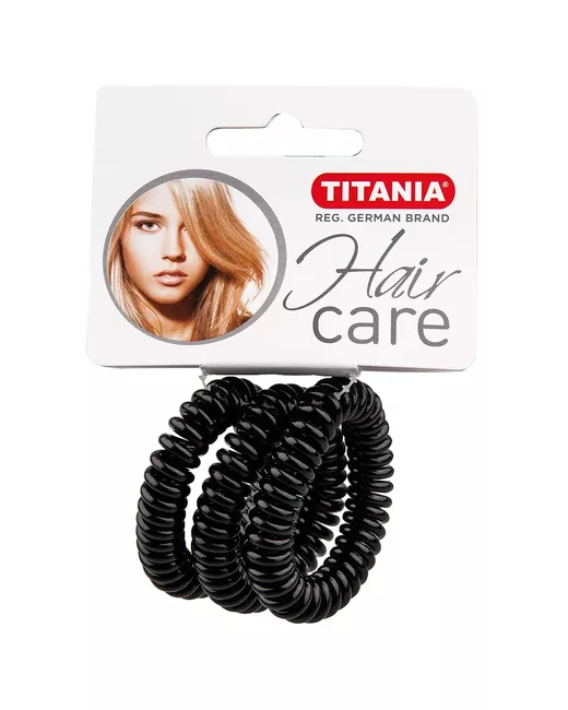 Titania Резинка-пружинка черная 3 шт