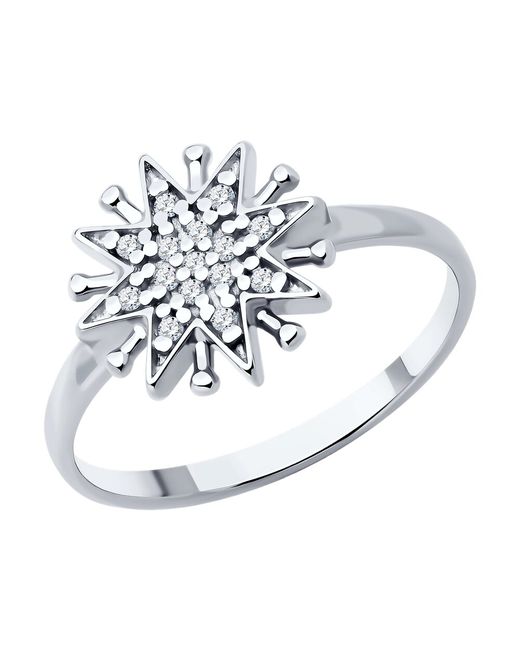 Diamant Кольцо из серебра р. фианит