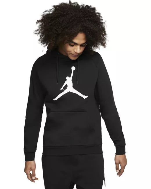 Nike Худи унисекс J Jumpman Logo Flc Po черное
