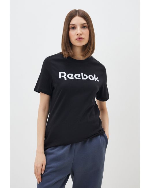 Reebok Футболка Read Graphic T-Shirt черная