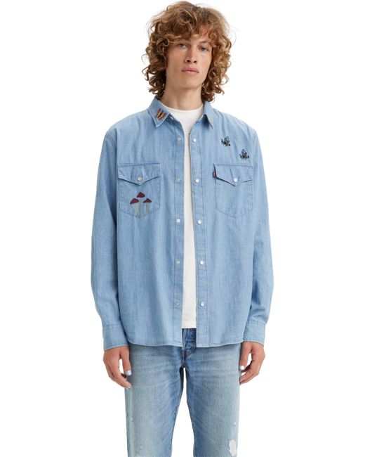 Levi's® Джинсовая рубашка Relaxed Fit Western Shirt