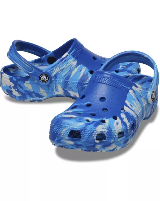 Crocs Шлепанцы унисекс Classic Marbled Clog BBt/Mlti