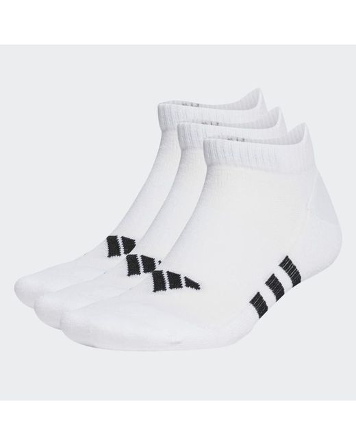 Adidas Комплект носков мужских Performance Cushioned Low Socks 3Ppk белых