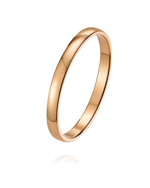 Zoloto.Gold Кольцо обручальное из красного золота р. 1230320-А50-01Z