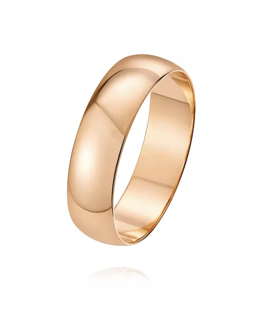 Zoloto.Gold Кольцо обручальное из красного золота р. 1236004-А50-01Z