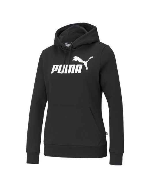 Puma Толстовка Ess Logo Fl черная