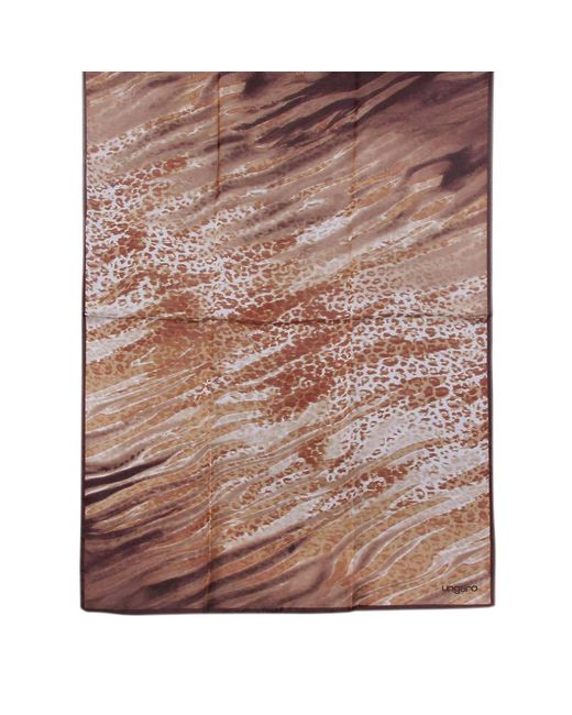 Ungaro Палантин коричнево-бежевый 70х180 см