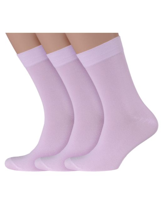 Нева-Сокс Комплект носков мужских 3-В-121 розовых