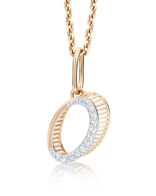 PLATINA Jewelry Подвеска из золота с фианитом 03-2448-О-401-1110-03